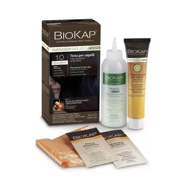nutricolor rapid tartós hajfesték nr 1.0 natural black 135 ml