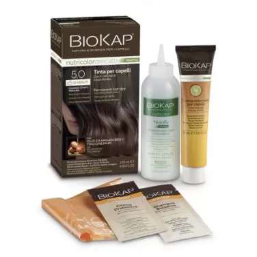 nutricolor rapid tartós hajfesték nr 5.0 natural light chestnut 135 ml
