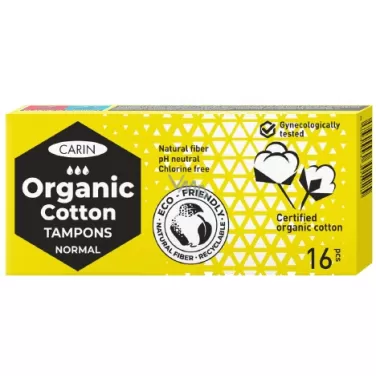 organic cotton normál tampon 16 db