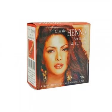 Henna haj és testfesték por 50 g