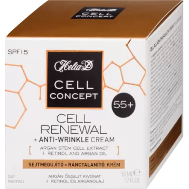 Cell concept 55+ sejtmegújító+ránctalanító nappali krém 50ml