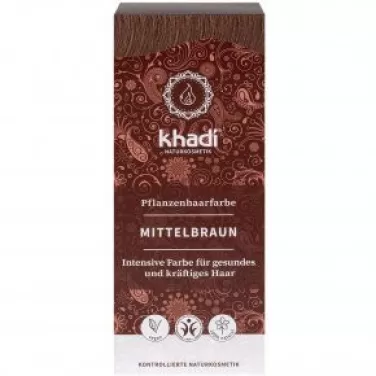 Bio hajfesték por középbarna 100 g