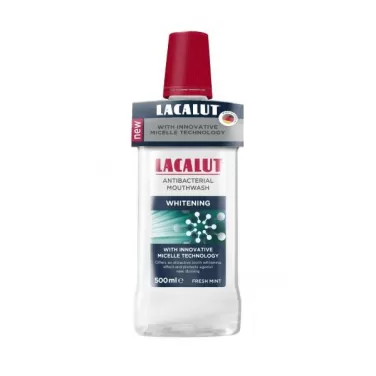 antibakterális, micellás szájvíz whitening 500 ml