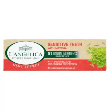 Langelica herbal fogkrém sensitive teeth matcha 75 ml