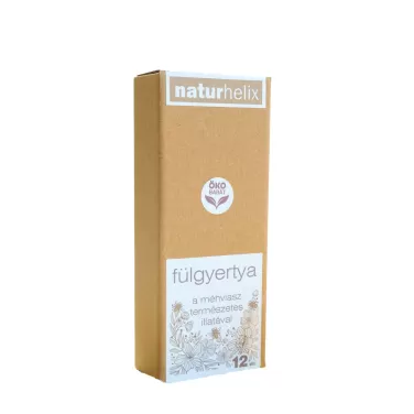 ökobarát fülgyertya natúr 12 db