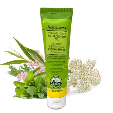 Citromfű-fűzfa tini arclemosó gél 100 ml