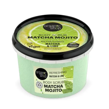 bio cukros testradír frissítő matcha-val és lime-mal 250 ml