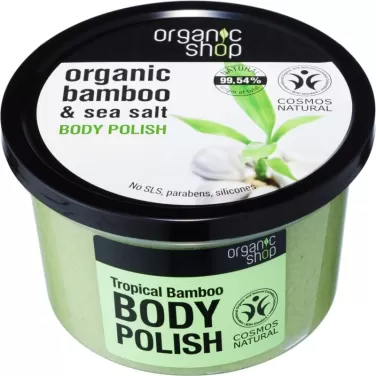 bio testpolír energetizáló bambusszal és tengeri sóval 250 ml