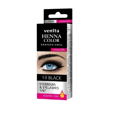 Henna color gyógynövényes szemöldök festék 1.0 fekete 15 g