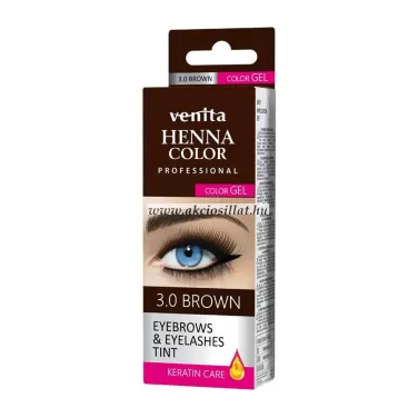 Henna color gyógynövényes szemöldök festék 3.0 barna 15 g